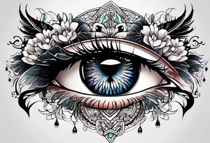 Byakugan eyes tattoo idea