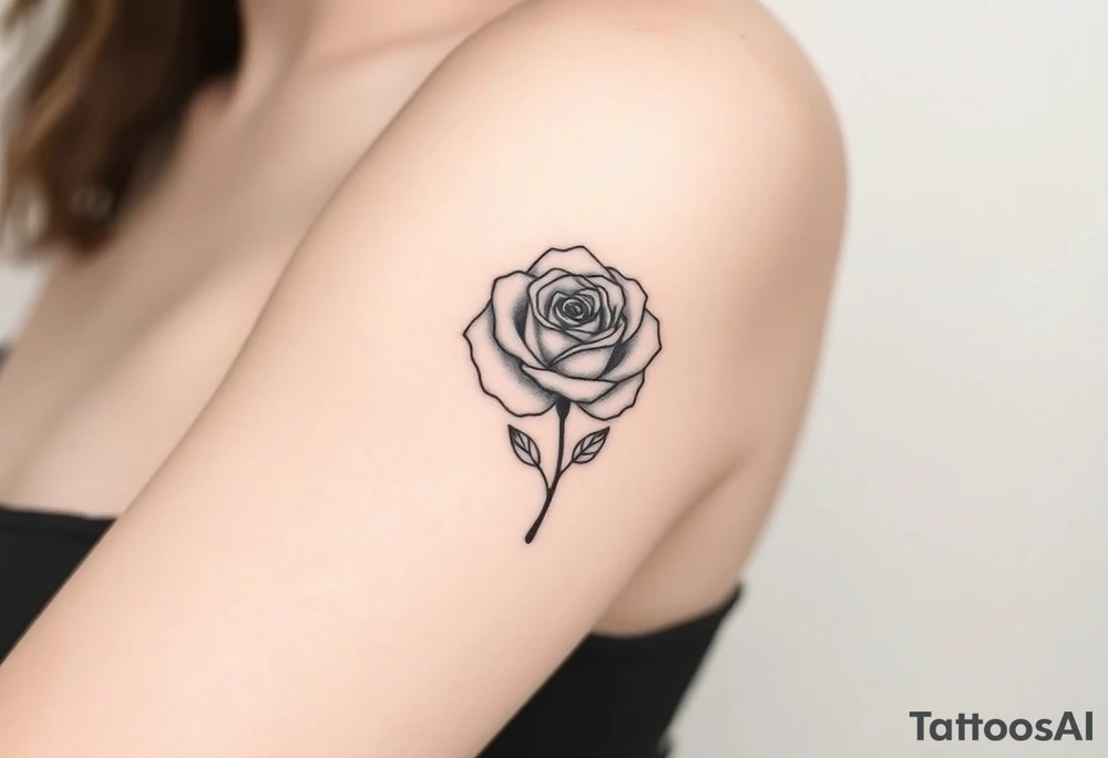 rose tattoo idea