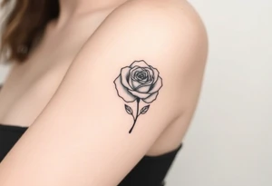 rose tattoo idea