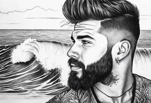 Pensacola beach tattoo idea
