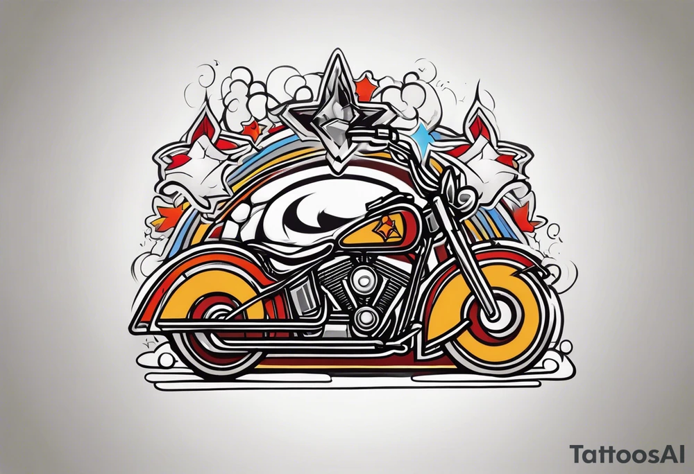 Rock a billy tattoo idea