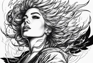Lightning bolt tattoo idea