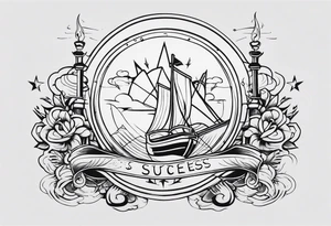 themes of success and revenge tattoo idea