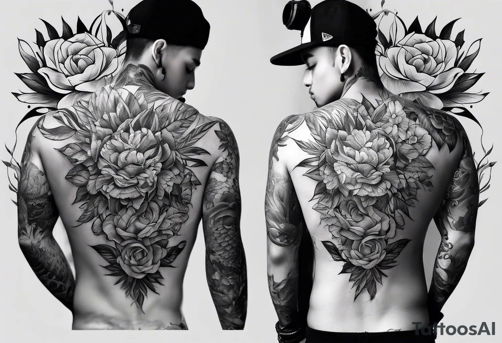 Full body back tattoo tattoo idea