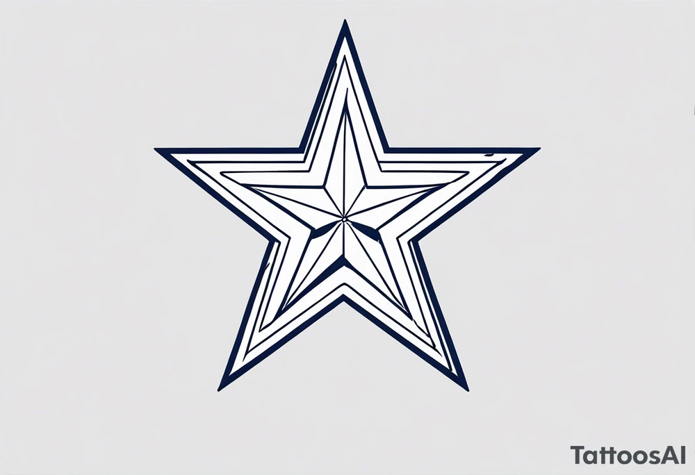 dallas cowboy star tattoo idea