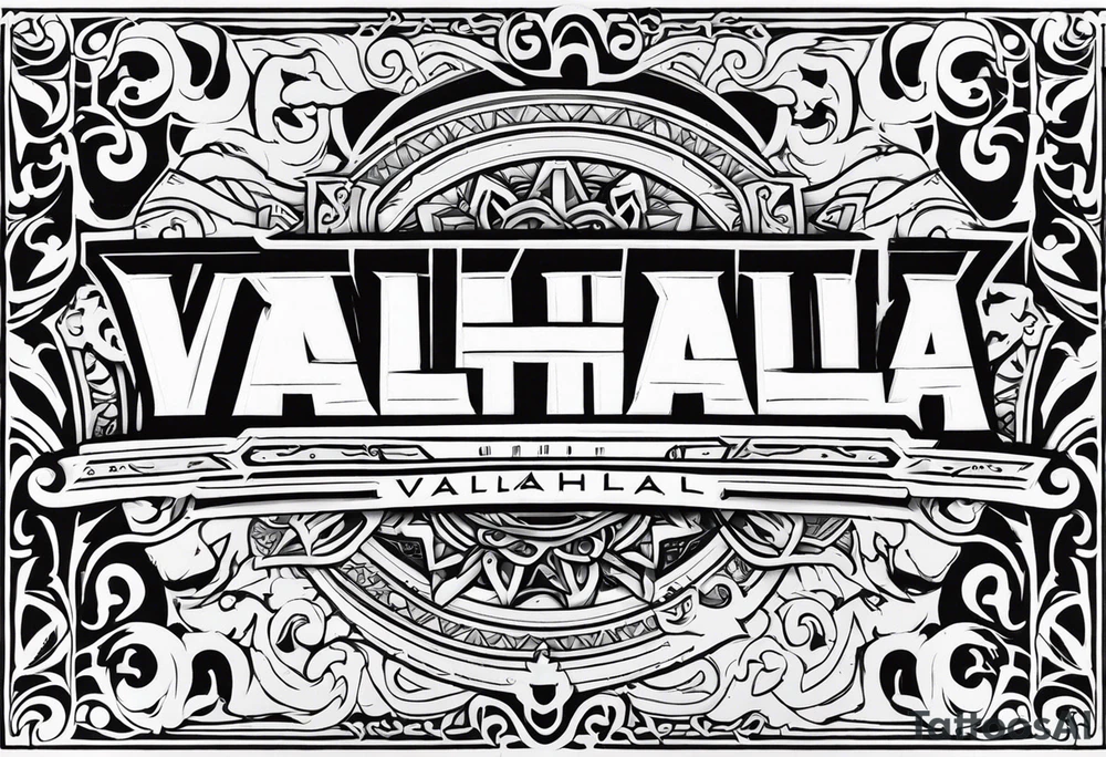 Valhalla tattoo idea