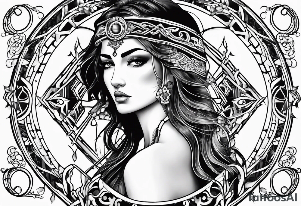 Gemini tribalism tattoo idea