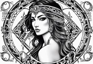 Gemini tribalism tattoo idea