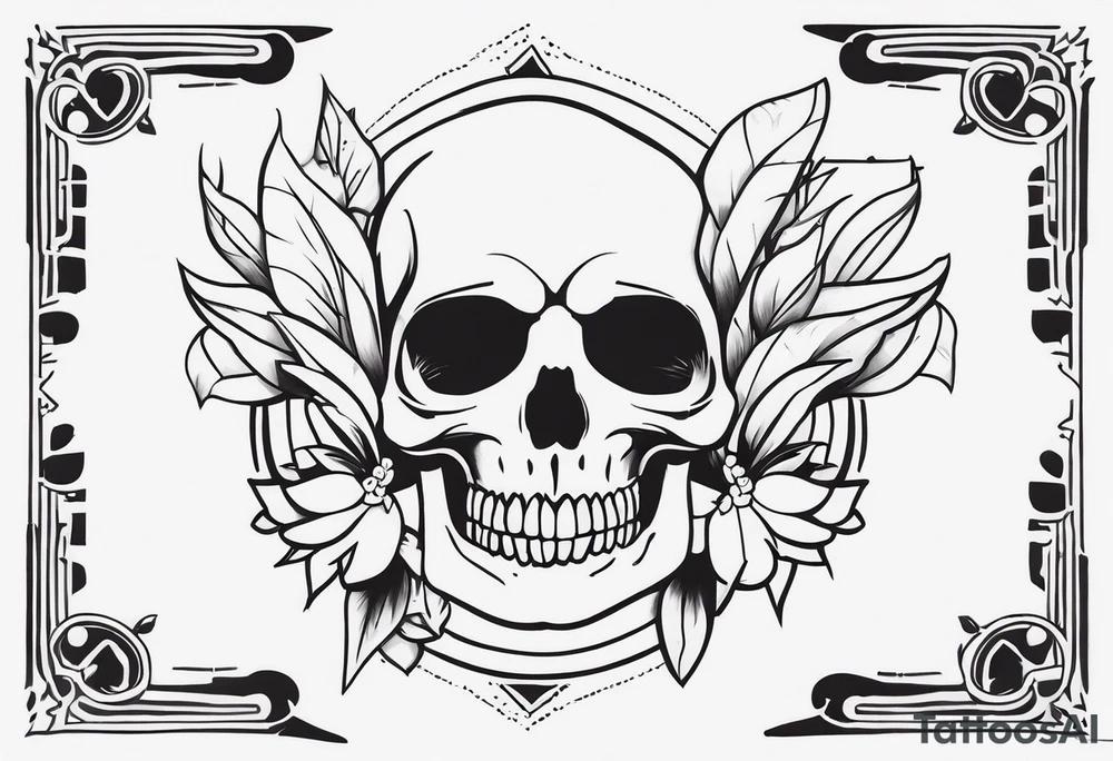 Girly, gangster tattoo idea