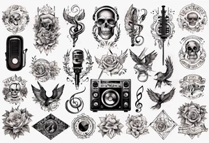 Music tattoo idea