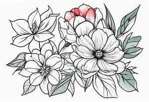 Flowers tattoo idea