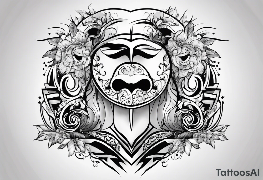 tdm in grafiti tattoo idea