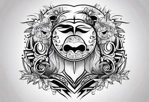 tdm in grafiti tattoo idea