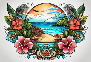 Hawaii and Maryland tattoo idea