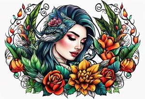 Vegan tattoo idea