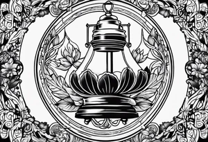 Lamp of nightingale tattoo idea