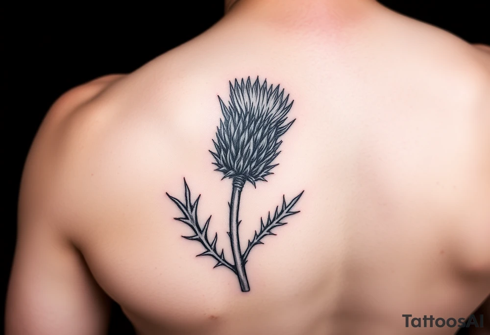 thistle tattoo idea