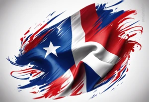Make a tattoo a cuban flag that demonstrates the love and pride of my origins with fidel castro tattoo idea