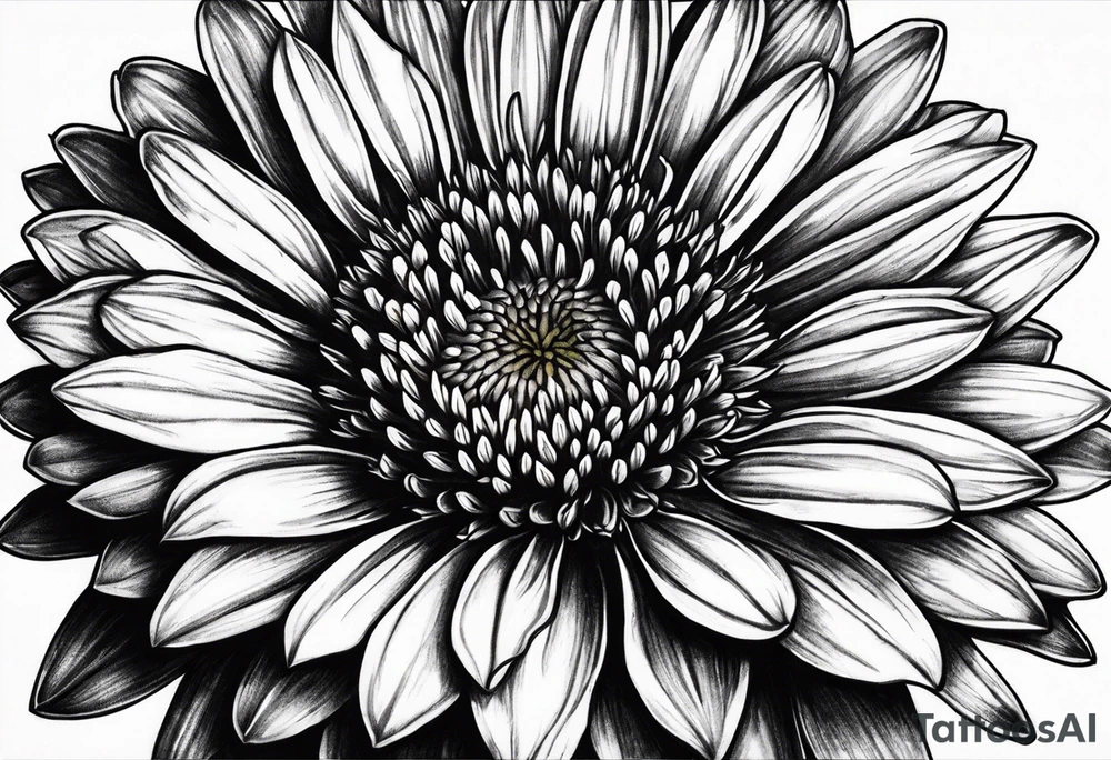 Indian blanket flower tattoo idea