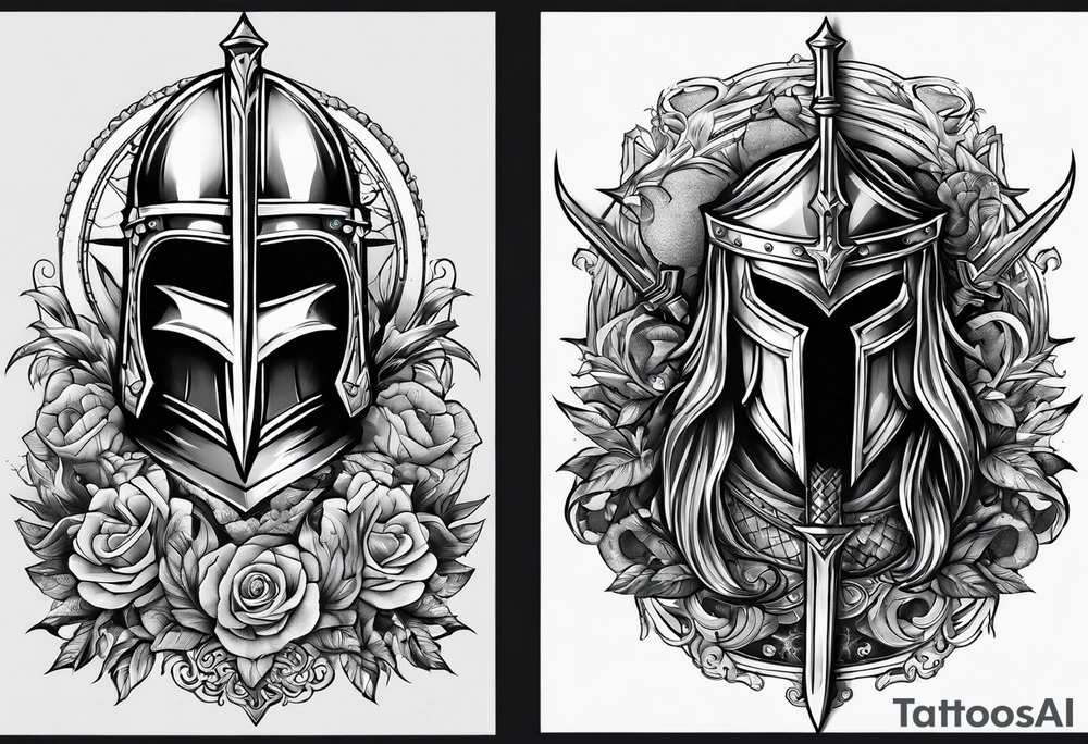 two knights tattoo idea