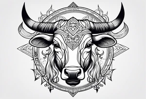 Taurus tattoo idea