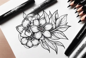 Jasmine flower mini for girl. yes! the second pic you sent looks good and is like what I want ☺️ it’d be even better if the one below could be like almost blossom not fully blossom tattoo idea