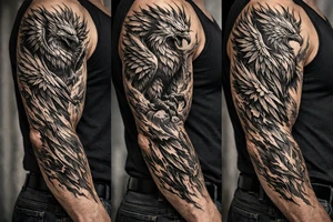 A phoenix tattoo idea