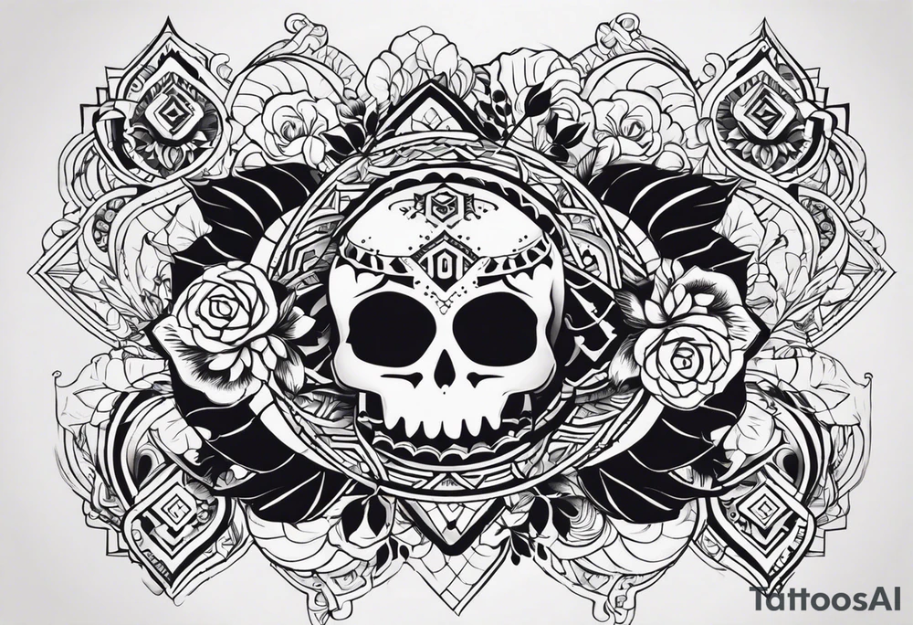 Квадрат сварога в стиле древних славянских богов с воронами tattoo idea Квадрат сварога в стиле древних славянских богов с воронами tattoo idea