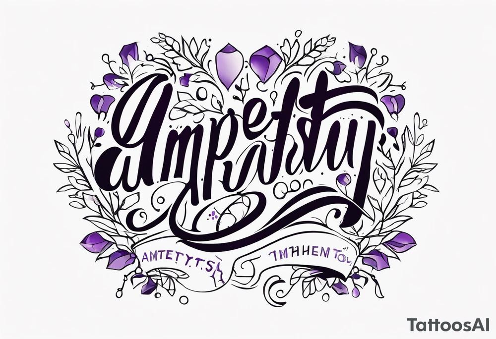 Amethyst 05-09-21 tattoo idea