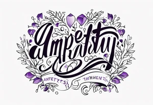 Amethyst 05-09-21 tattoo idea