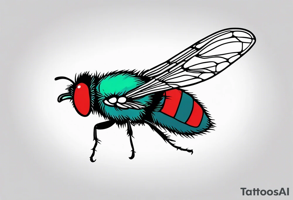 fly tattoo idea