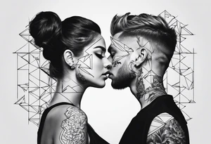 One or two puzzle pieces to show the connection between two people tattoo idea