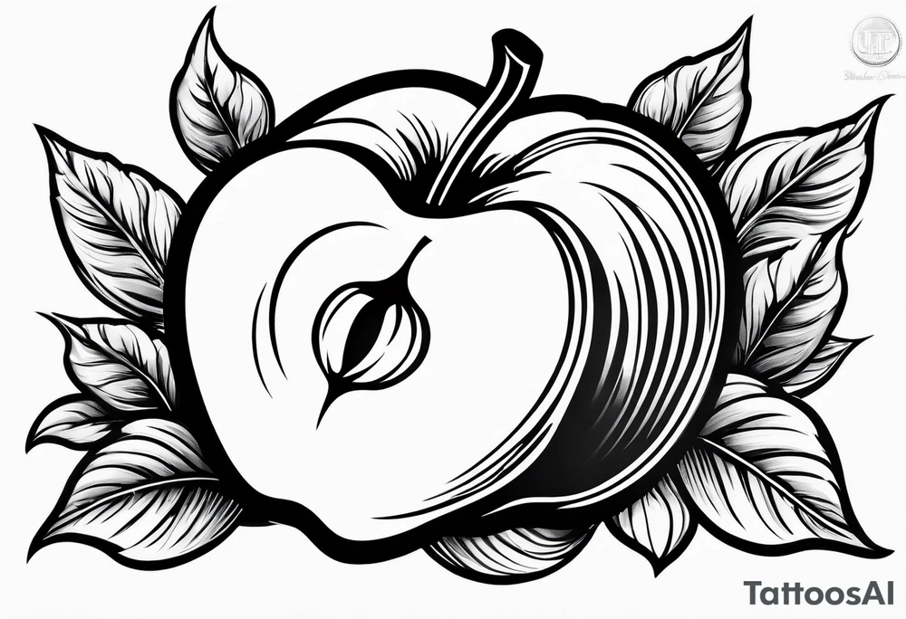 Apple tattoo idea