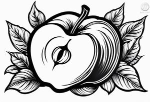 Apple tattoo idea