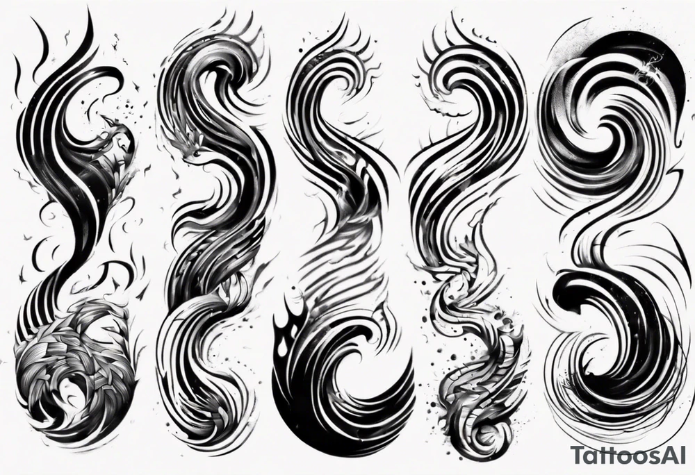 god is in the soundwaves tattoo idea