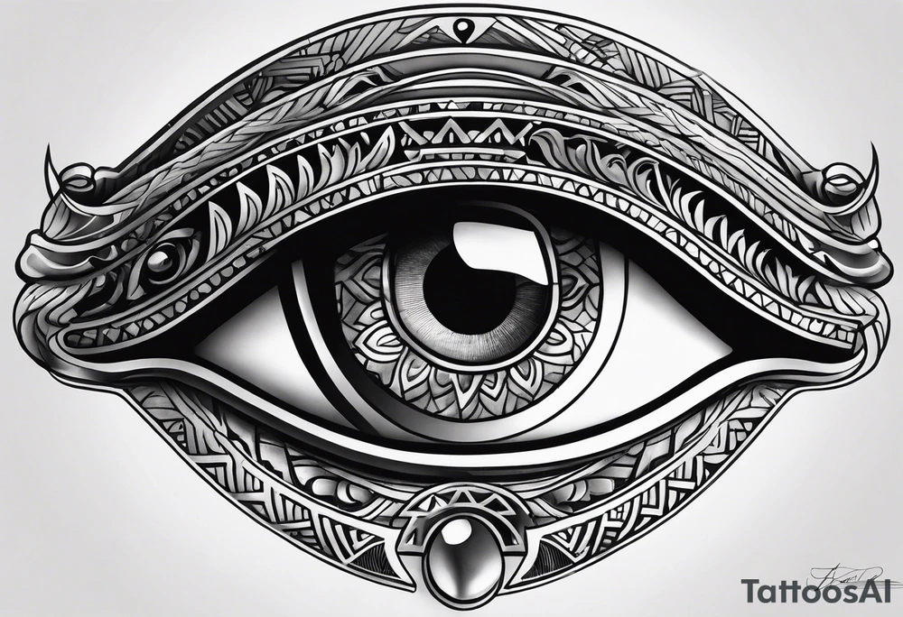Eye of horus tattoo idea