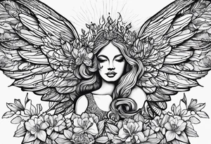 Rhododendron
Carried to heaven on angels wings
11-18-49 Dad 7-14-23 tattoo idea
