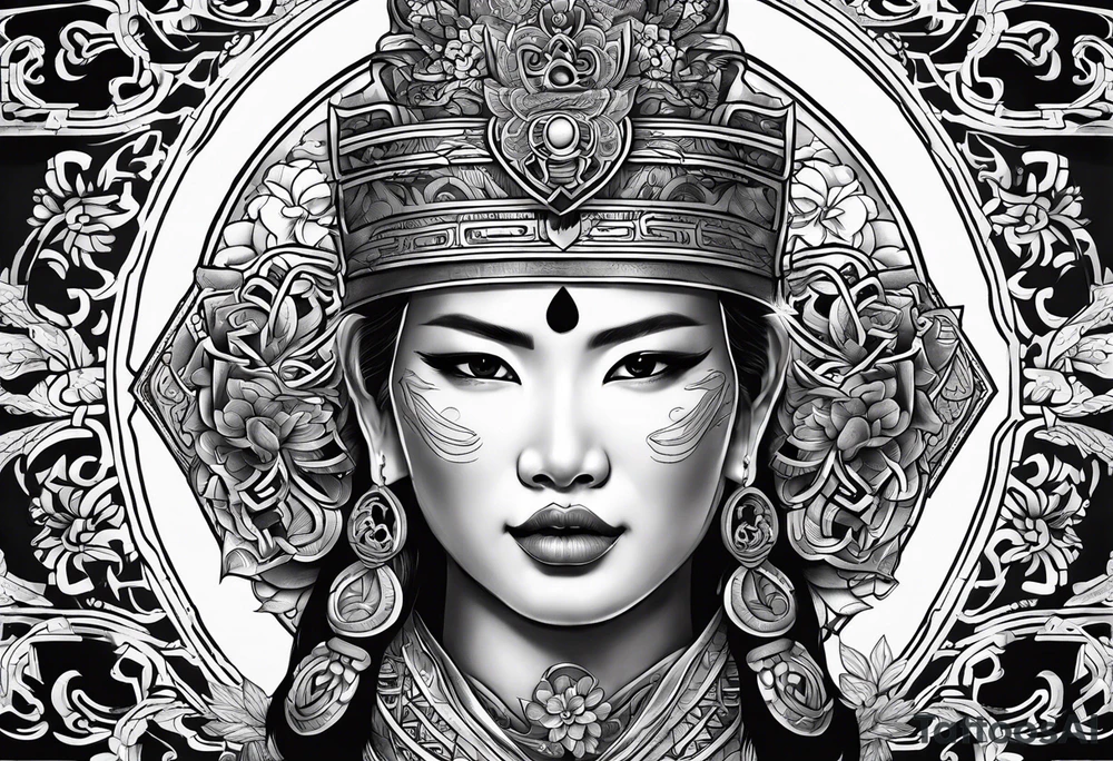 Traditional Vietnamese tattoo idea