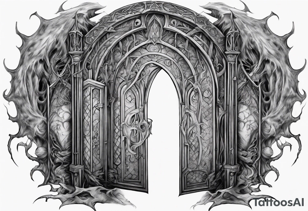 gate of Moria tattoo idea
