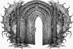 gate of Moria tattoo idea
