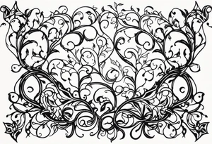 Vintage Vines tattoo idea
