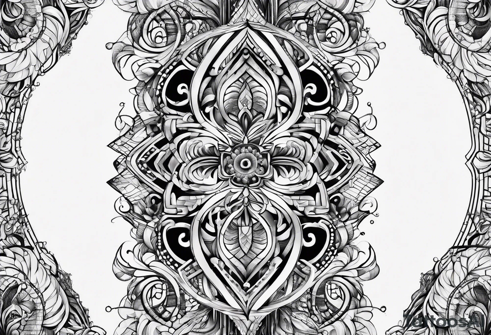 double helix tattoo idea