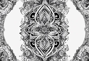 double helix tattoo idea