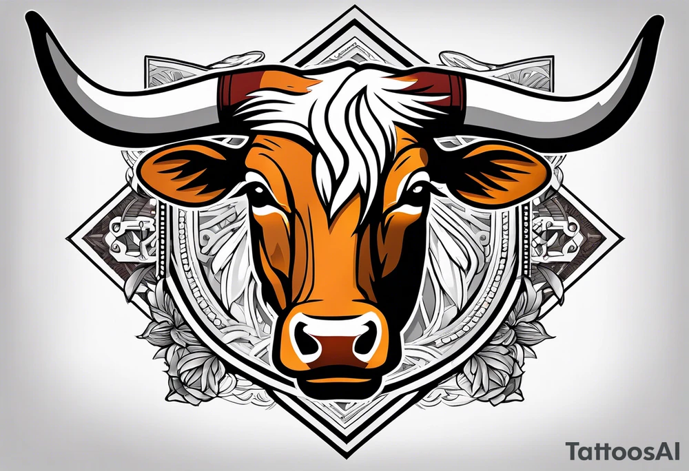 Texas longhorns and A&M Aggies tattoo idea