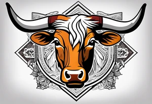 Texas longhorns and A&M Aggies tattoo idea