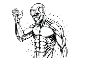 Silver Surfer comic accurate tattoo idea