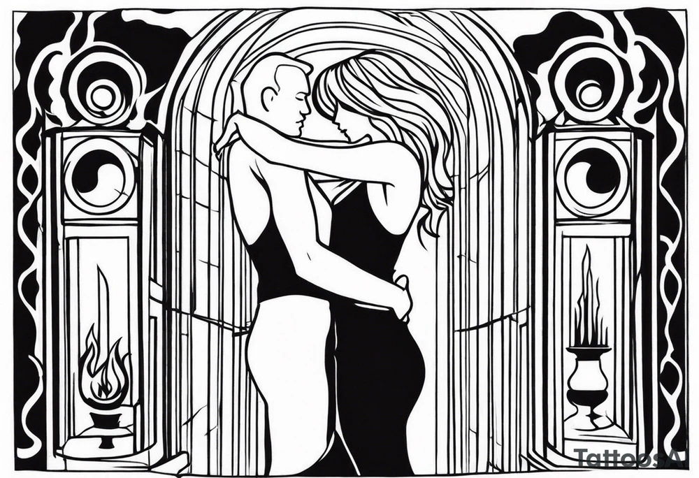 Slow dancing in a burning room tattoo idea