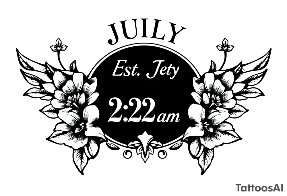 Est. July 1991  
2:22 am tattoo idea