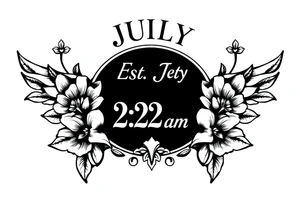 Est. July 1991  
2:22 am tattoo idea
