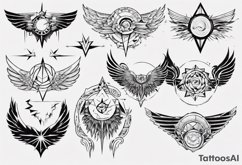 spreat wings tattoo idea